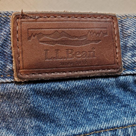 Vintage Men's L.L. Bean Relaxed Fit Flannel Plaid Lined Jeans 40x30 - Picture 11 of 15